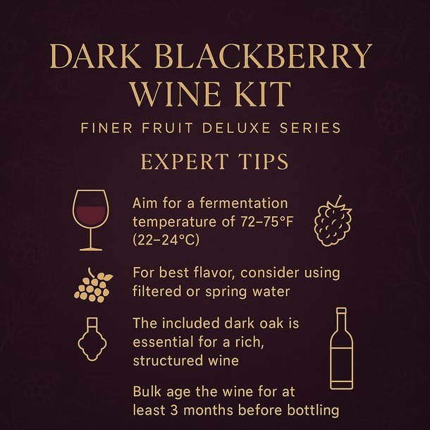 FWK Dark Blackberry Wine Kit - Finer Fruit Deluxe Series