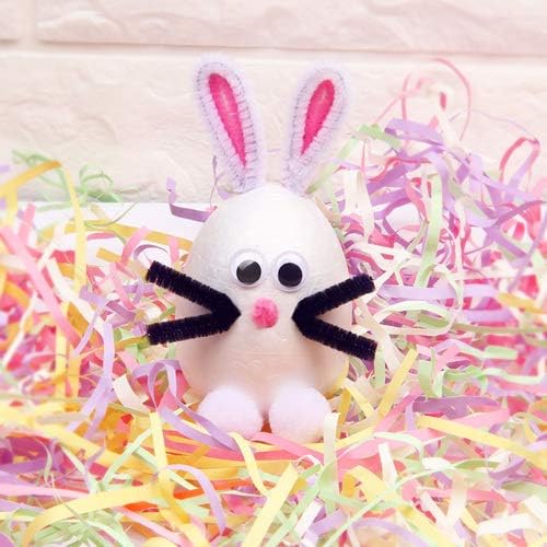 Miniatura 4 de Crafare Paquete de 40 huevos de espuma blancos de 2.75 pulgadas suaves para Pascua, Navidad, Halloween, vacaciones, manualidades, manualidades,