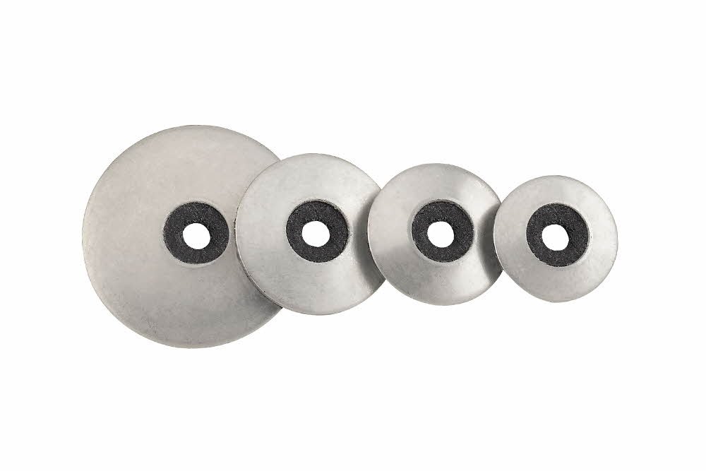 Rondelle vulcanisée Index ARINO18 inox EPDM isolation totale