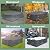 Outdoor Furniture cover Waterproof, Outdoor Sectional Cover, Rectangular Patio Covers for Outdoor Furniture Set, 110" L x 84" W x 29" H -Black