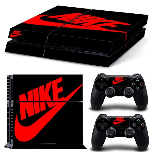 PS4 Whole Body Vinyl Skin Sticker Decal Cover for Playstation 4 System Console and Controllers - Black Shoebox