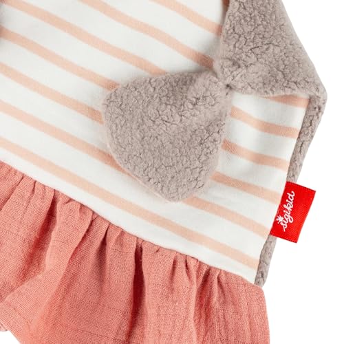SIGIKID Schnuffeltuch Maus rosa Baby Schmusetuch - Spielzeug Stofftier Kuscheltier – Stofftuch für Neugeborene - Plüschtier zum Trösten für Babys und Kleinkinder ab Geburt geeignet