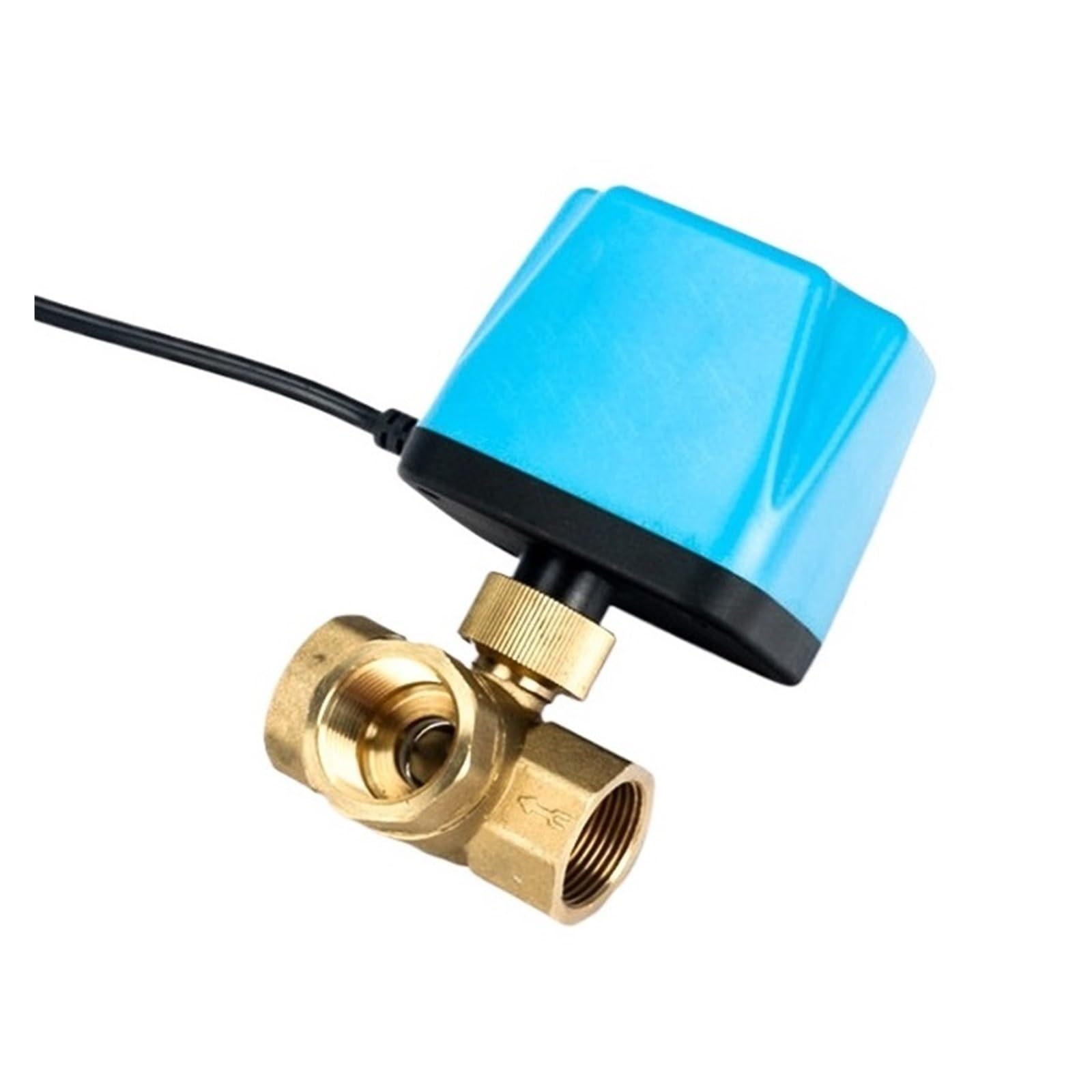 Valvola A Sfera Motorizzata A 2 Fili Con A Elettrica In Ottone A Tre Vie Da 1/2" 3/4" 1" 2" Conservazione Dell'Acqua(1-1/4",24VDC,Normally Closed)