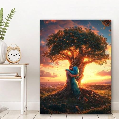 Décoration murale de chambre à coucher moderne avec tableau romantique - 2