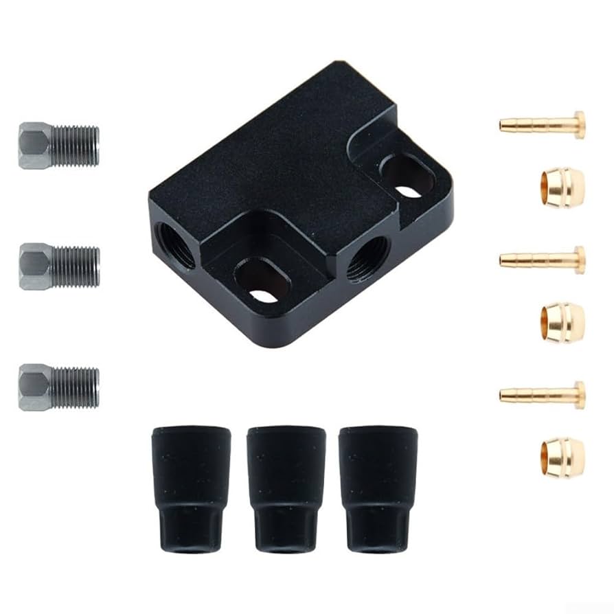 Tricycle Hydraulic Brake Hose Kit Splitter Connector Oil Brake