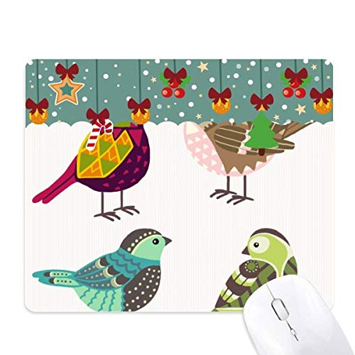 Alfombrilla de ratón con diseño de pájaros para evitar deslizamientos y mejorar la precisión