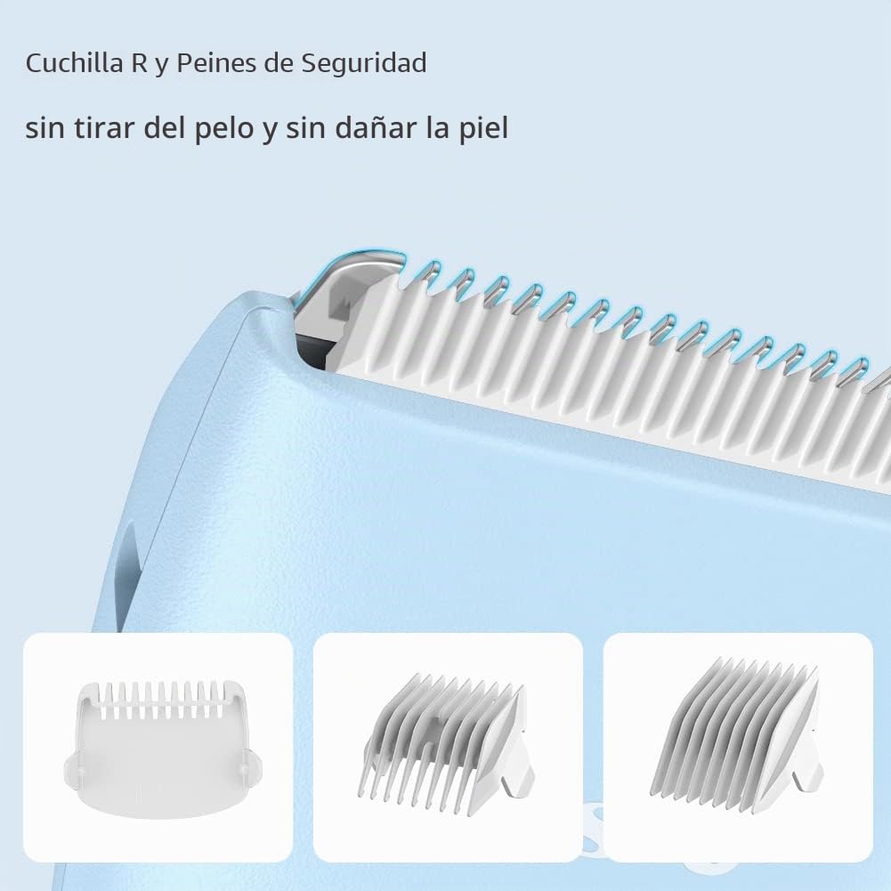 Cortadora de pelo para bebé y niños, profesional y silenciosa | impermeable y recargable, máquina de corte de pelo inalámbrica para niños con pantalla LCD, Hoja de cerámica R, 1 hora de uso