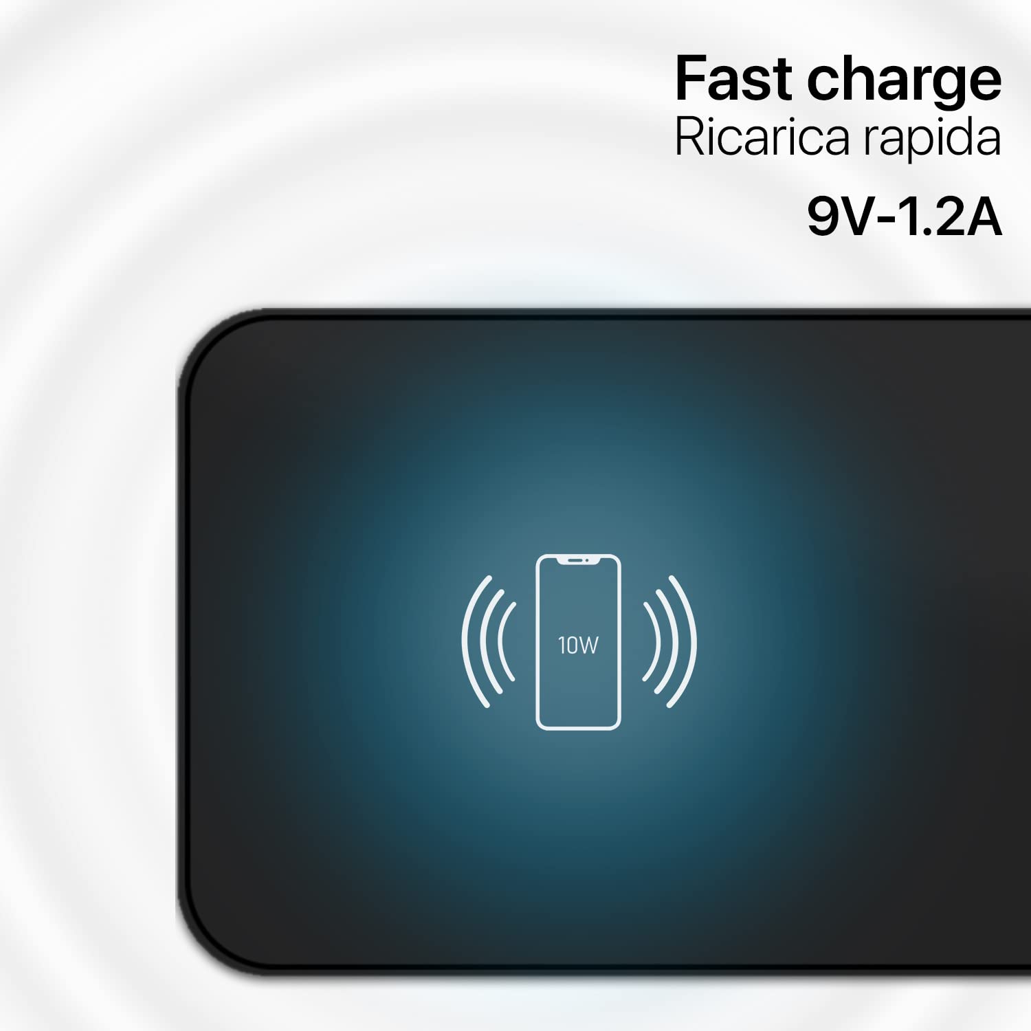 Multi Wireless Charger 3 in 1, Compatibile con Iphone/Samsung/Lg Watch AirPods, Caricatore Ricarica Rapida con Design Minimale in Alluminio, Caricabatteria a induzione senza fili 10W+5W+650mA