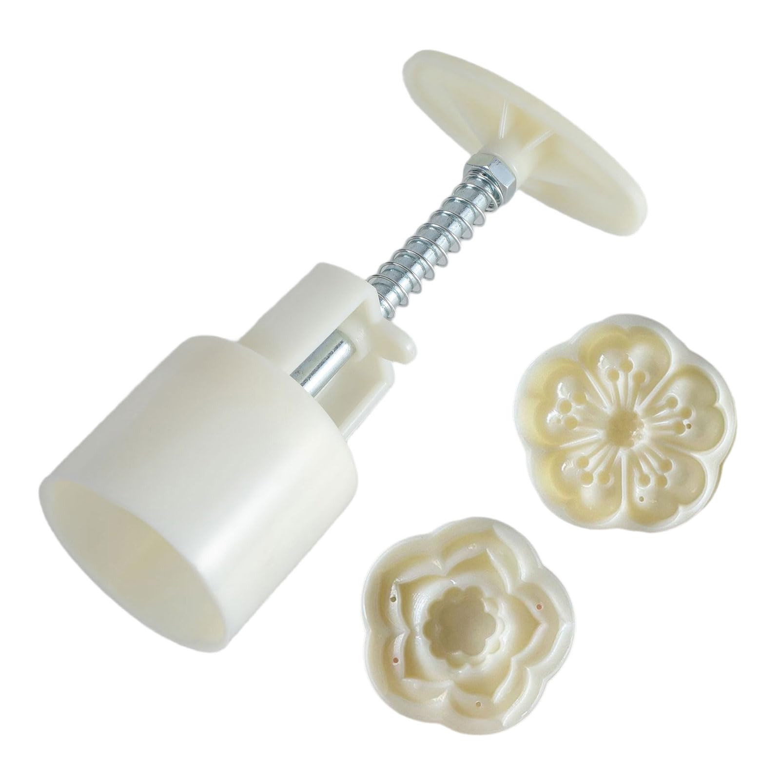 CUNZJIA Hand Pressed Cakes Mold Cookie Stamp Green Bean Cake Bakewares Traditional Pastries Mould for Baking Enthusiasts
