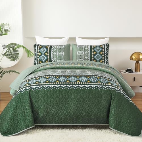 Parure de lit géométrique haut de gamme 3 pièces YS01AC080863AF-A - 3