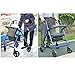 Rollator Walker Superlight Folding Aluminum Mobility Adjustable Arms and Seat Foldable Rolling Walker for Seniors