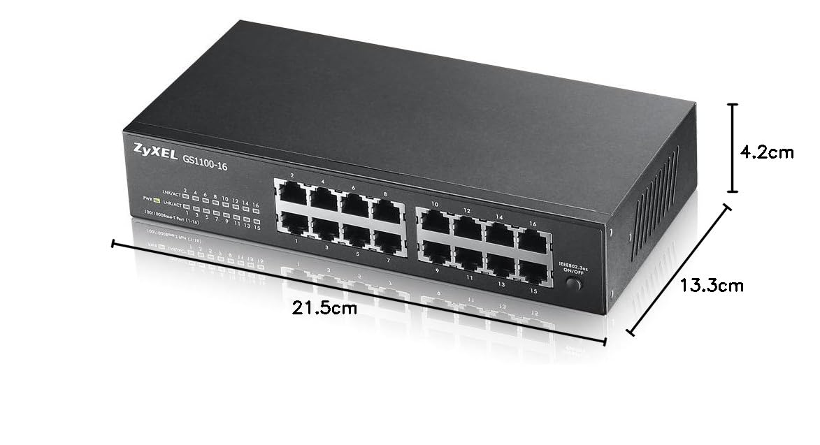 ZyXEL GS1100-16 Netzwerkschalter