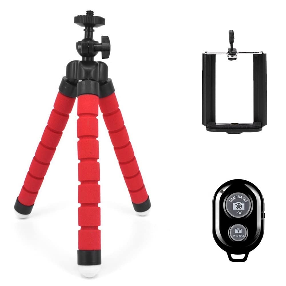 RajoNN Trípode para teléfono móvil Mini Soporte para trípode para teléfono móvil Soporte Flexible para trípode de Pulpo para cámara de teléfono Soporte para Selfie Soporte para teléfono móvil Trípode