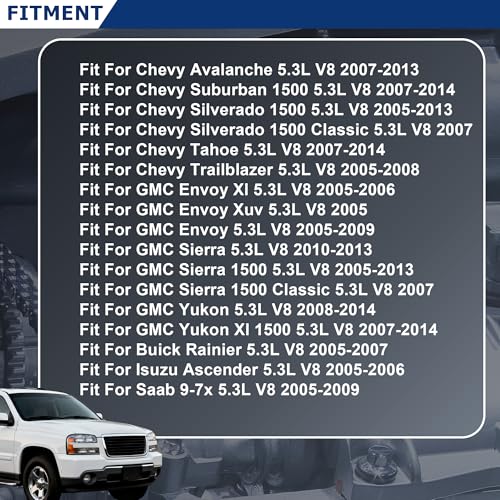 Image of 5.3 AFM DOD Lifters Kit Cylinder Head Gasket Set Fit for GM Envoy Silverado 1500 Suburban Tahoe Sierra Yukon Chevy Buick 5.3L V8 2007-2013 HS26191PT