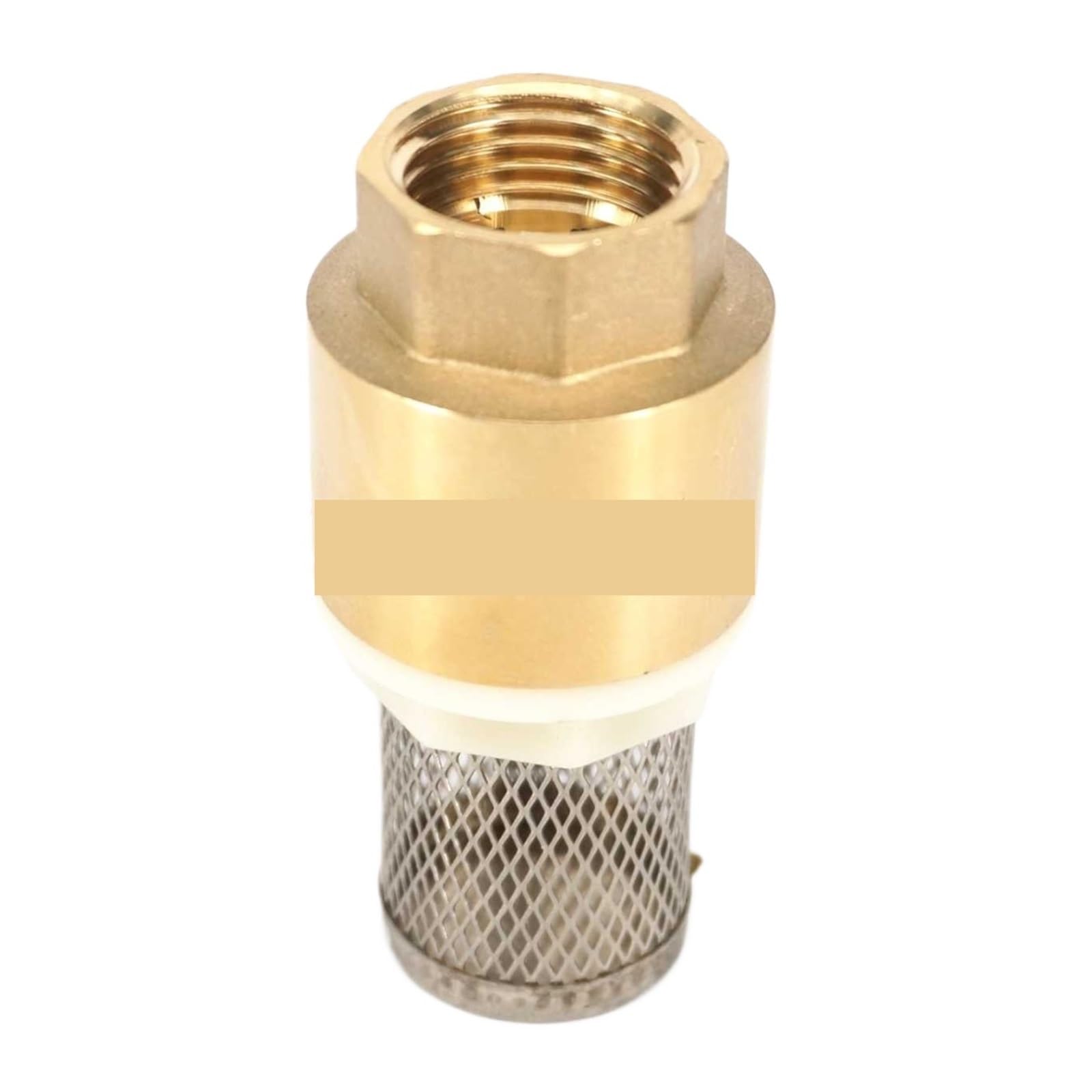 Válvula de retención de latón de 1/2", 3/4", 1", 1-1/4", 1-1/2" y 2" con filtro y válvula inferior(2")