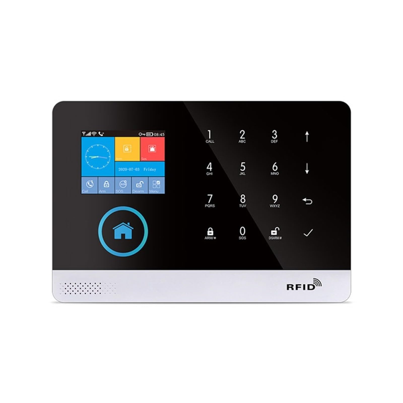 Sistema de Alarma para Casa, De alarma for seguridad antirrobo en el hogar 433MHz GSM alarma inalámbrica Tuya Smart House App Control,para el hogar(Set 1)