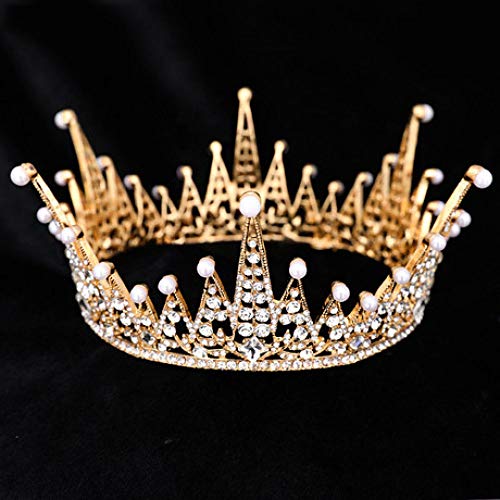 Preisvergleich Produktbild Mayanyan Brautkrone Kopfschmuck Perle Hochzeit Haarschmuck Birthday Party Beauty Accessoires Geschenke