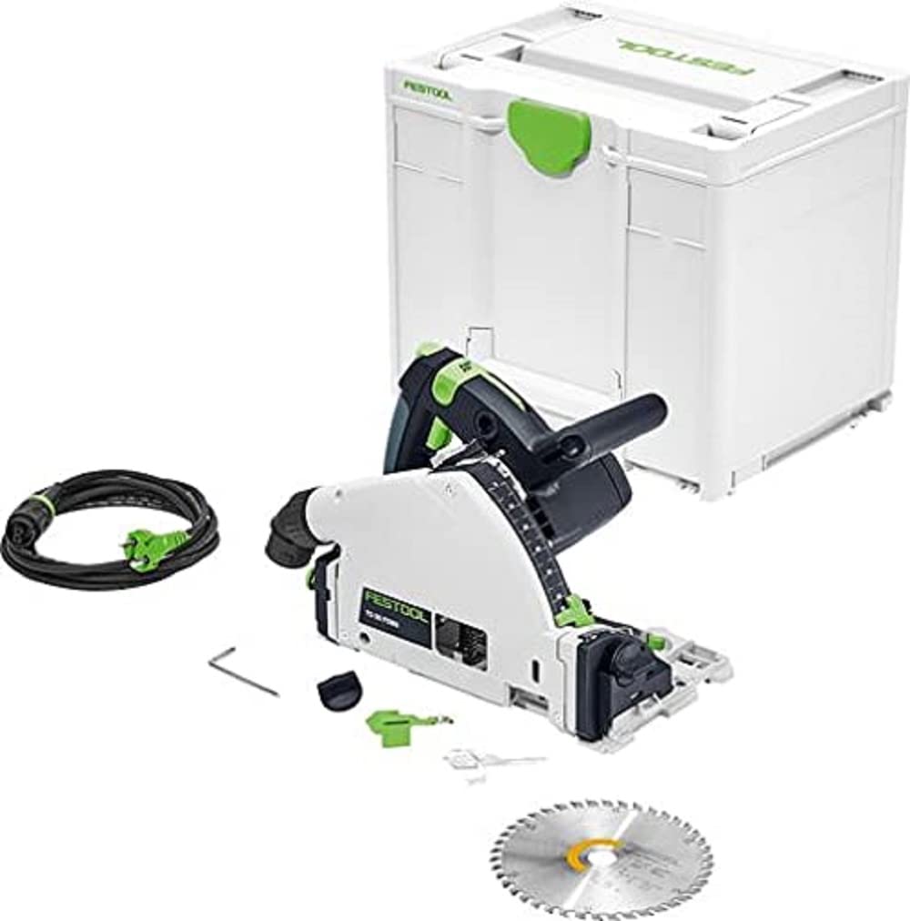 Festool White Plunge-Cut Saw Ts 55 Feq-Plus 110V