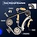 ECCPP Engine Timing Chain Kit Fits for Buick,for Chevrolet,for Oldsmobile,for Pontiac,for Saturn L4 2.0L 2.2L 2.4L, w/Timing Chains Crank Sprocket Tensioner Guide 2000-2013 Fits DOHC L4