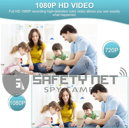 Image of SAFETYNET WiFi Switch Socket Board | Wireless 1080P HD Cam | Office Indoor Security Camera | Home Surveillance Camera with Inbuilt 32gb SD Card | (iWFCam APP)