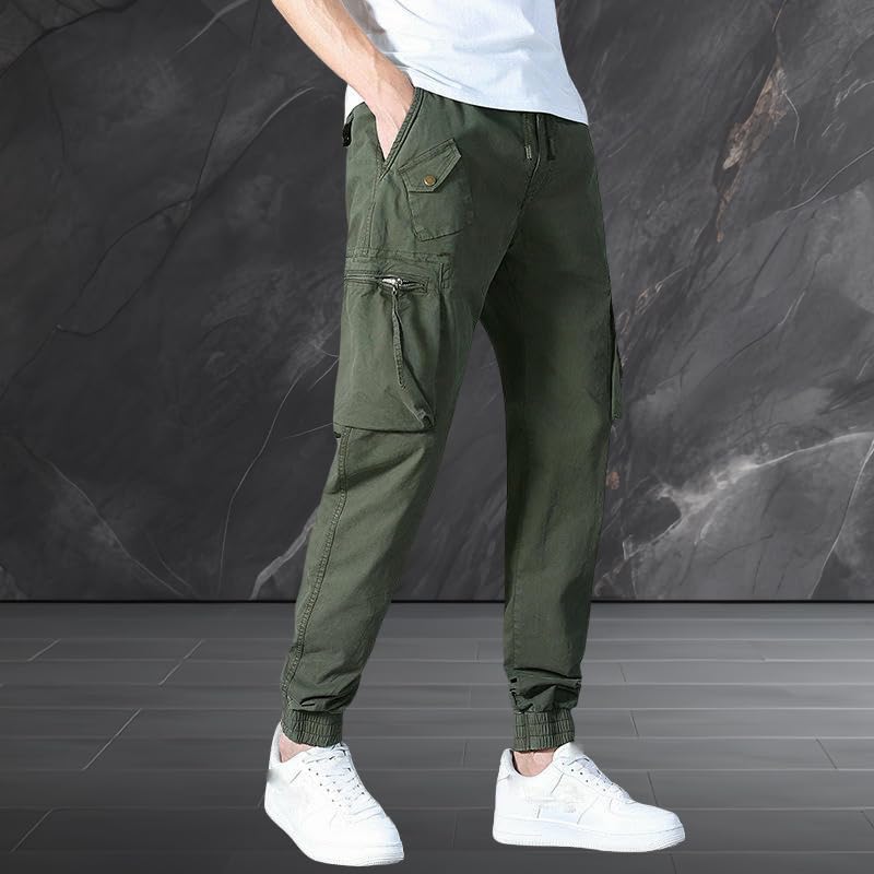 Pantalon cargo homme pour extérieur et loisirs amples - 4