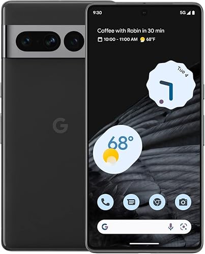 Google Pixel 7 Pro 5G, versión estadounidense, 256GB, obsidiana - Desbloqueado (renovado)