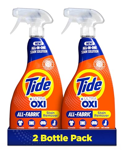 Tide Laundry Stain Remover Spray with Oxi, Stain Remover for Clothes, Carpet, Upholstery, Pet...