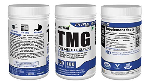 Image of Nutrija-TRIMETHYLGLYCINE (TMG)(Betaine Anhydrous) - 100 grams
