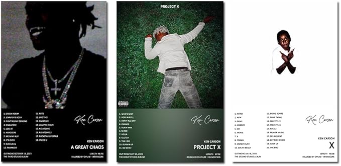 Primer vistazo a Street Fighter 11 51s9iZiTKlL. AC SX679 LTFCFZQ Ken Carson Album Cover Limited Edition Posters (Set of 3) Unframed 8in x 12in(20x30cm) Canvas Poster Wall Art Decor Print Picture Paintings for Living Room Bedroom Decoration