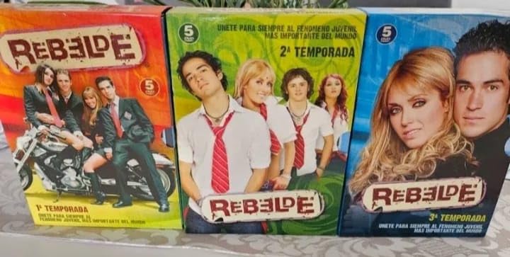 Rebelde Serie Completa Rebelde Temporada 1-3 Rebelde Coleccion Rebelde DVD Rebelde RBD Serie RBD DVD