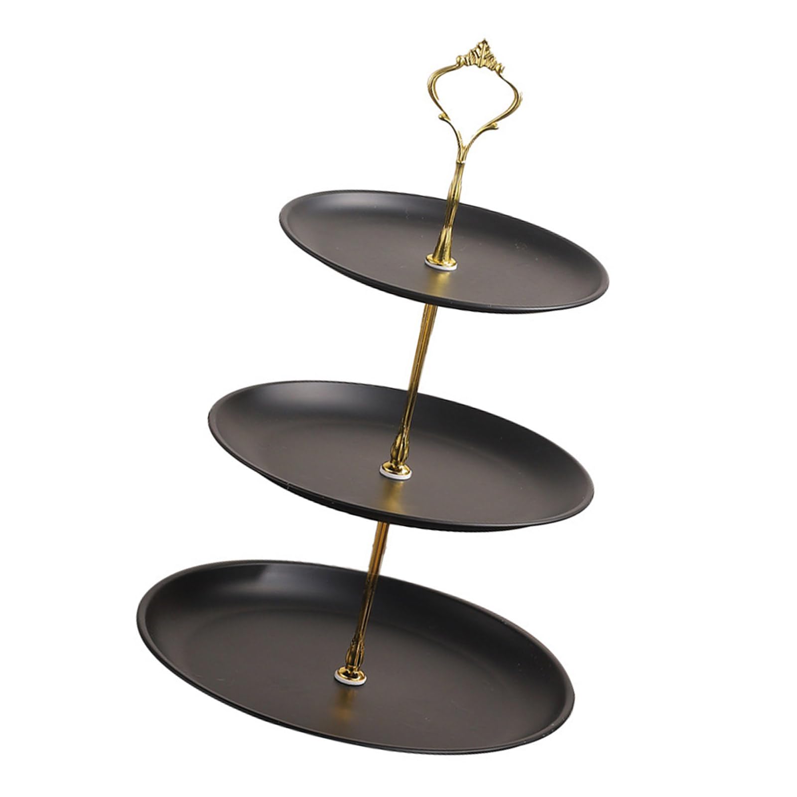 Buxuaaaa Three Layers Strong Rustless Multiple Rank Treat Tray For Telecommute Kitchen Countertop Party Serving Commercial Grade Dessert Rack