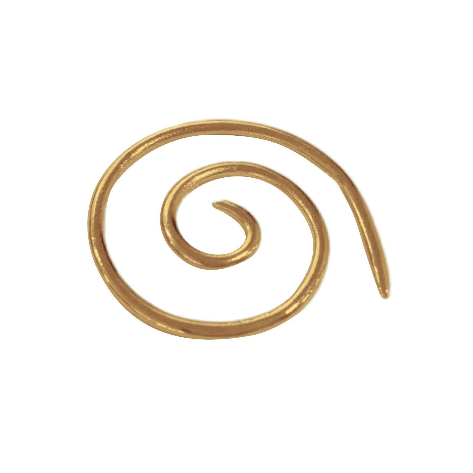 Cingk 3Pcs-Gold Spiral Cable Knitting Needle, Steel Practical Knitting Needle, Cable Needle, Small Spiral Cable Needle Stitch Holders, Circle Spiral Pin For Yarn Sewing Knitters Jewellery (3Pcs-Gold)