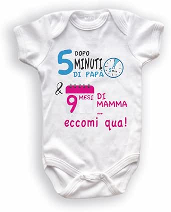 Body Neonato Divertente 'Se Mamma Dice No Zia Dirà Sì' - 100% Cotone Morbido, Idea Regalo Zia