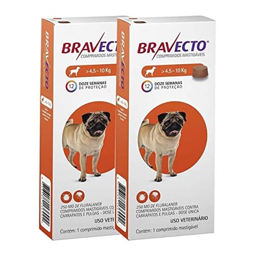 Combo Antipulgas E Carrapatos Bravecto De 4,5 A 10kg