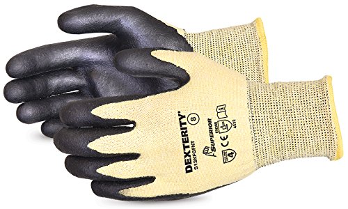 Gants Dextérité nitrile Palm Superiorglove tricot nylon gris