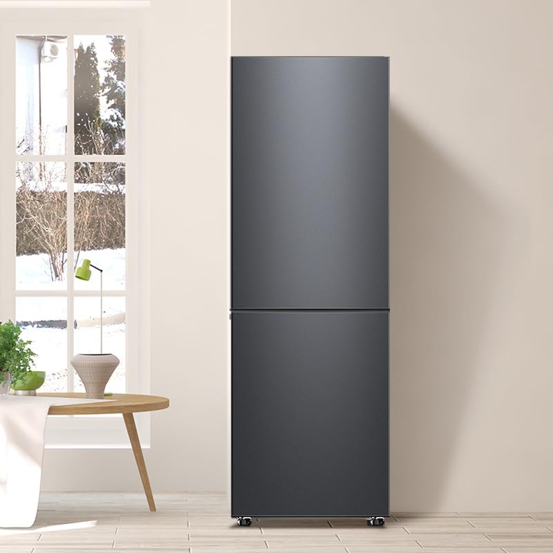 Double Door Fridge with Freezer, 6.4 Cu.ft, Low Noise with 6 Adjustable Thermostat For For Dorm,Living Kitchen, Office with Adjustable Remove Glass Shelves - Image 4