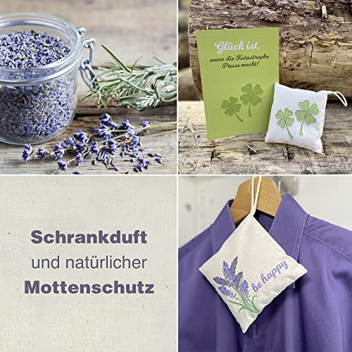 reelax.me Lavendel Kissen, Faultier Kissen mit Karte, Lavendelsäckchen, Duft-Säckchen Kleiderschrank, Schrankduft, Auto-Duft, Geschenke Entspannung, FAULTIER Geschenk Relax