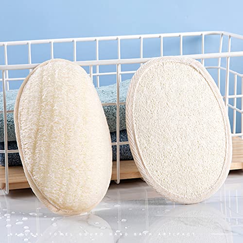 2 Pezzi Spugna esfoliante in spugna di luffa