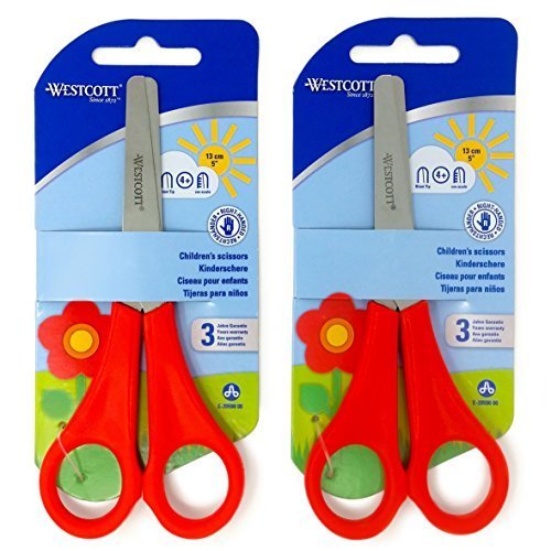 Westcott Children's Scissors With Ruler Edge - Pack of 2