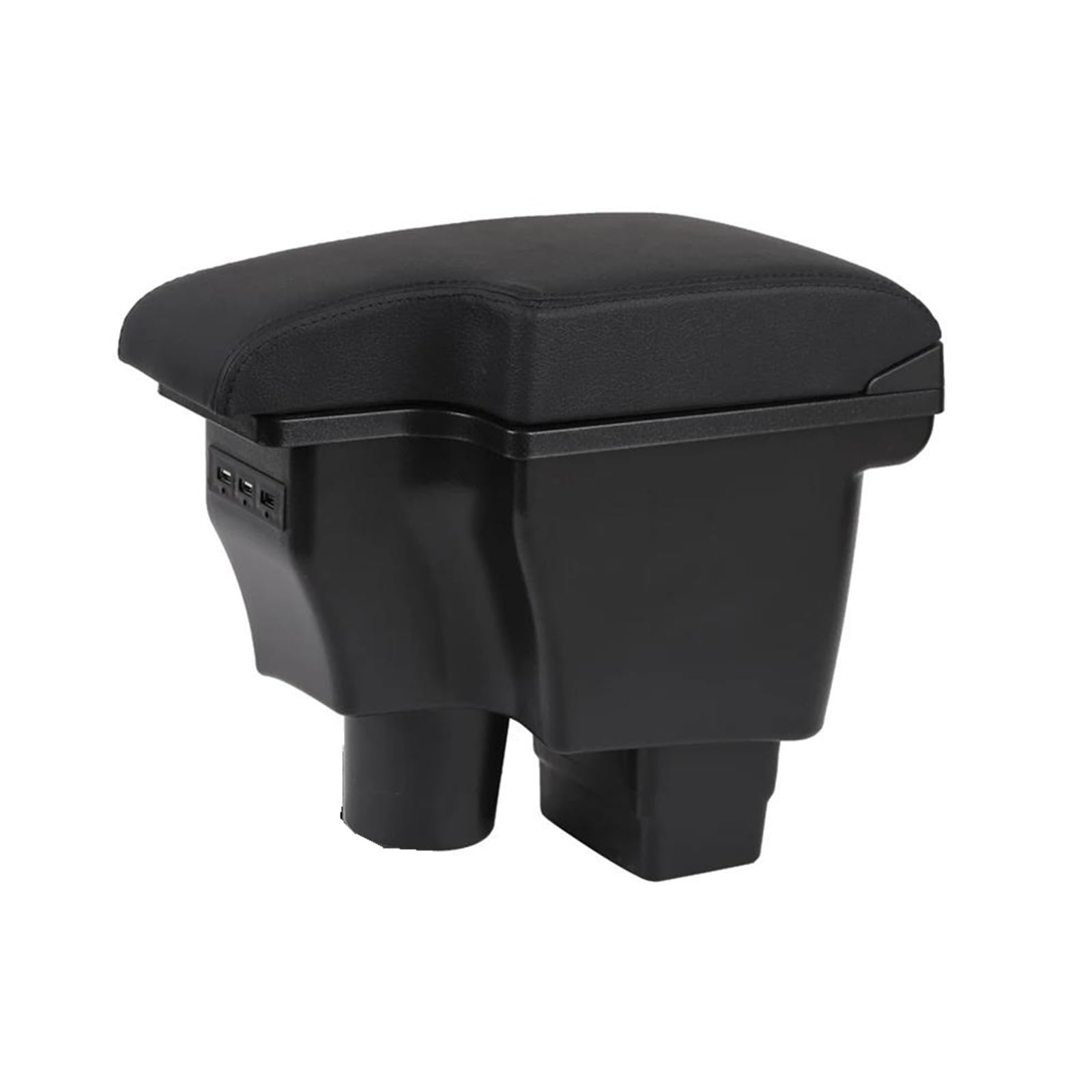 Accoudoirs de Voiture compatibles avec Mazda CX-3 (2010-2018) : boîte de Rangement rétractable pour accoudoir Central, Organisateur d'accoudoir, Repose-Poignets et Port USB.