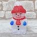 可愛い雪だるま23cm クリスマス USB イルミネーション スノーマン オブジェ 立体 3D ガーデニング 屋内屋外 TAC-22