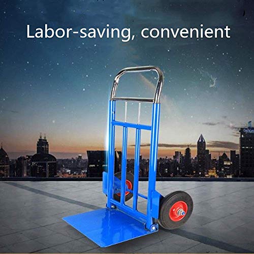 Carretilla plegable multipropósito 100kg azul miniatura 4
