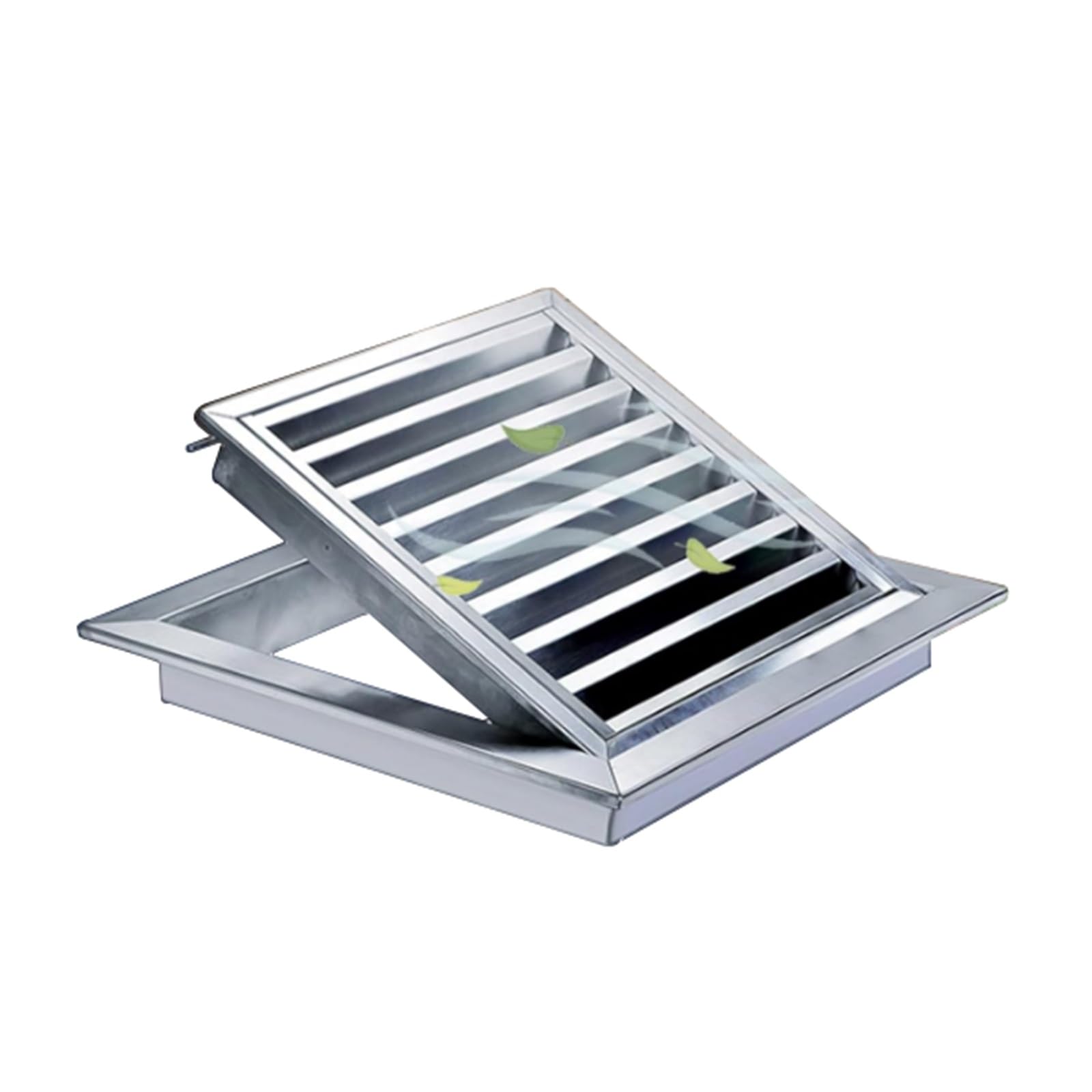 Te aluminiowe otwory wentylacyjne ścienne na poddasze, ekranowana metalowa wentylacja szopy do drzwi zewnętrznych, zawiera śruby ułatwiające instalację, idealne do rozwiązań wentylacyjnych w domu