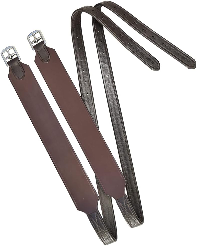 Total Saddle Fit Stability Stirrup Leathers Jump & Dressage Styles