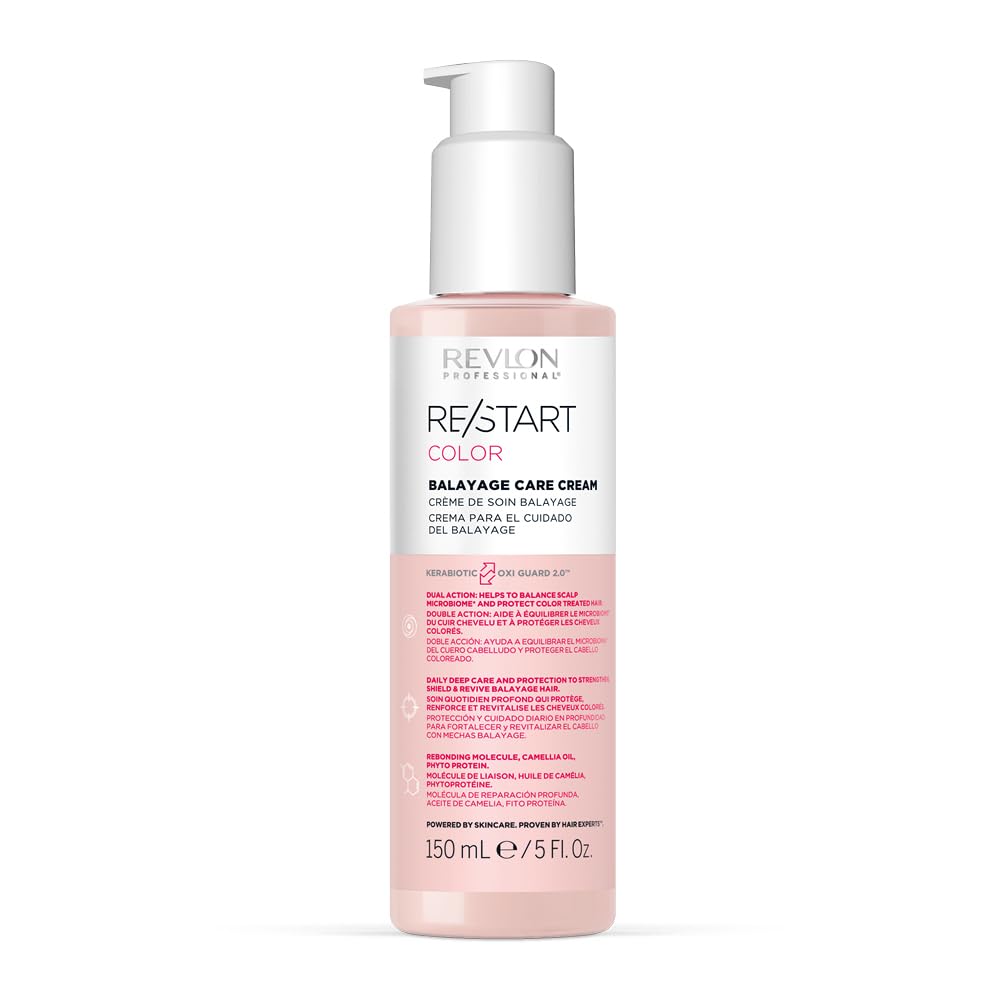 REVLON PROFESSIONAL Restart Color Balayage Care Cream - Tratamiento capilar sin aclarado vegano para un cabello con Balayage más fuerte y suave - 150 ml
