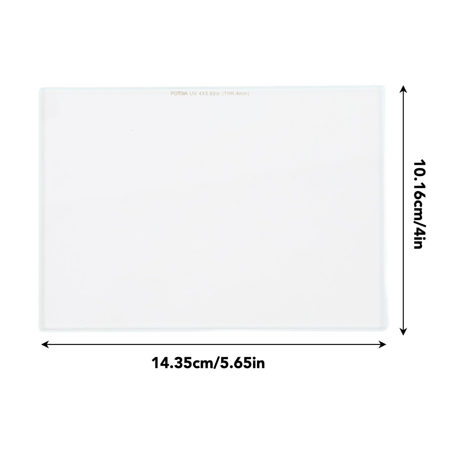 4 X 5,65 Zoll Matte Box Quadratischer UV-Filter, Mehrfach Beschichteter Kino-Neutraldichtefilter, HD-Kinoschutzfilter aus Optischem Glas, Kompatibel mit und Anderen