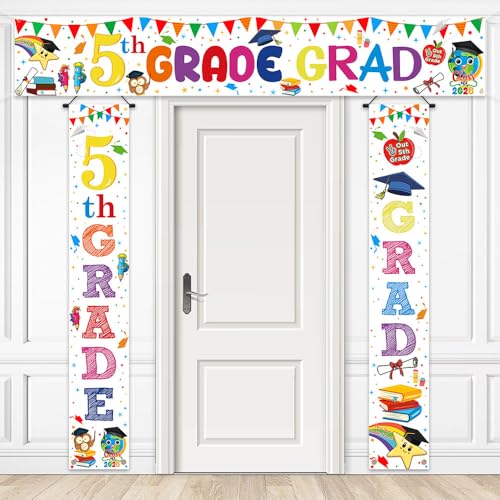 AIBIIN 5�N�� ���� �f�R���[�V���� �o�i�[ �z���C�g ���w�Z ���� �� �T�C�� �h�A�J�o�[ 5�N�� ���� �M�t�g �h�A �o�i�[ �p�[�e�B�[ �f�R���[�V�����p�i 3��