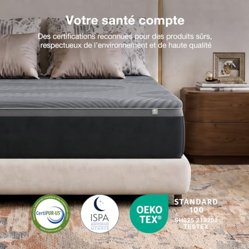 Novilla Matelas Mousse 90x190 25 cm - image 15