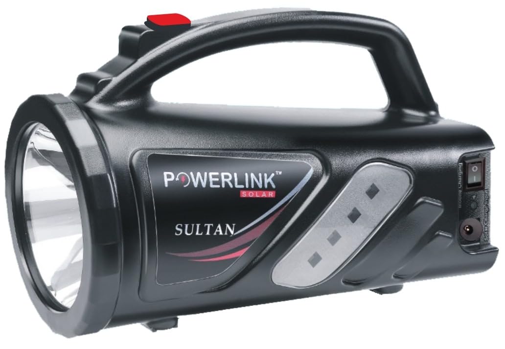 Powerlink Sultan PRO 4500mAH Rechargeable Led Torch Cum Emergency Sidelight Powered by SMF Battery (B0CYCG16DT) Amazon Price History, Amazon Price Tracker