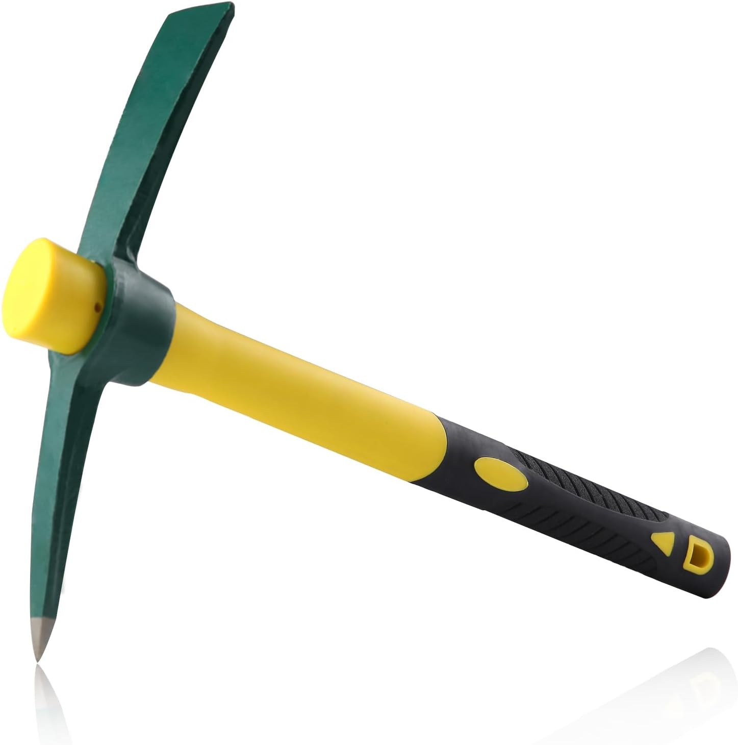 LEONTOOL 15 Inches Pick Mattock Hoe, Heavy Duty Forged Weeding Mattock ...